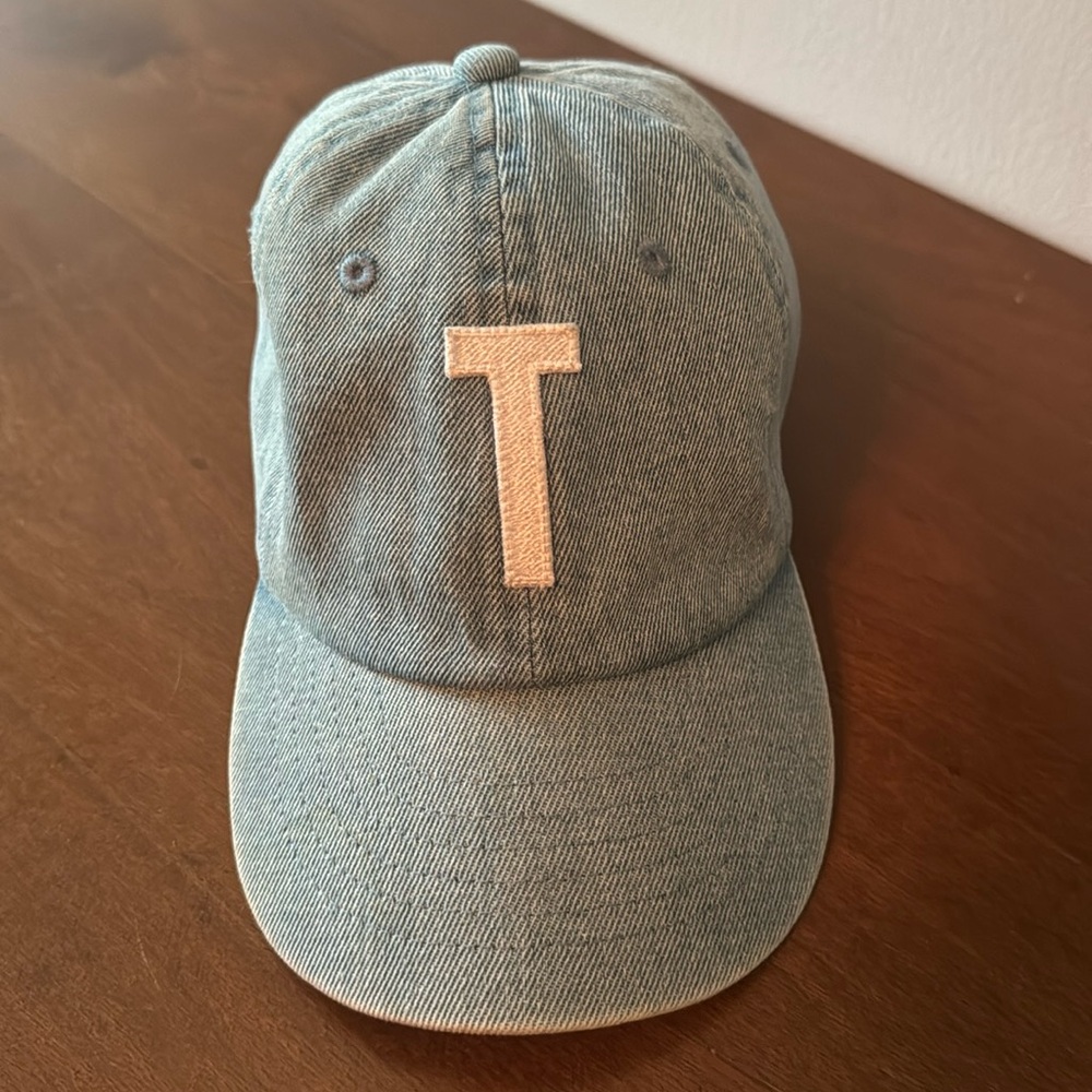 Rey to Z Denim Cap with T Embroidery